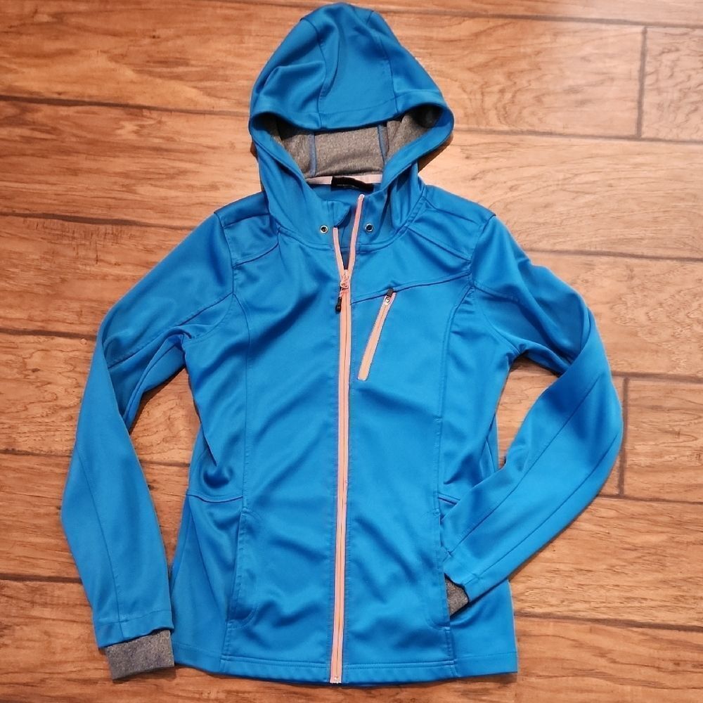 Mondetta Blue Athletic Hoodie Sweatshirt